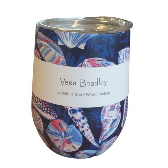 NWT Vera Bradley Stainless Steel Wine Tumbler
